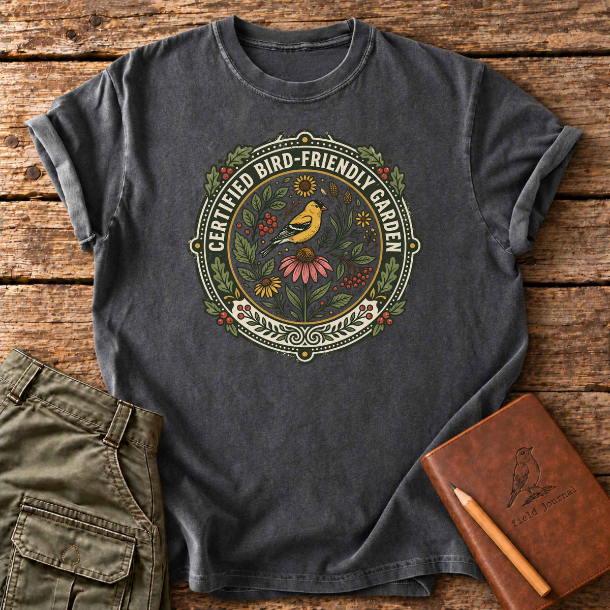 Certified Bird Friendly Garden T-Shirt