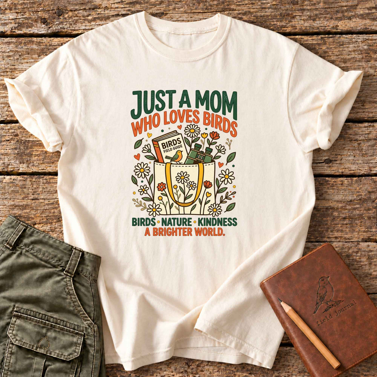 Just A Mom Who Loves Birds T-Shirt