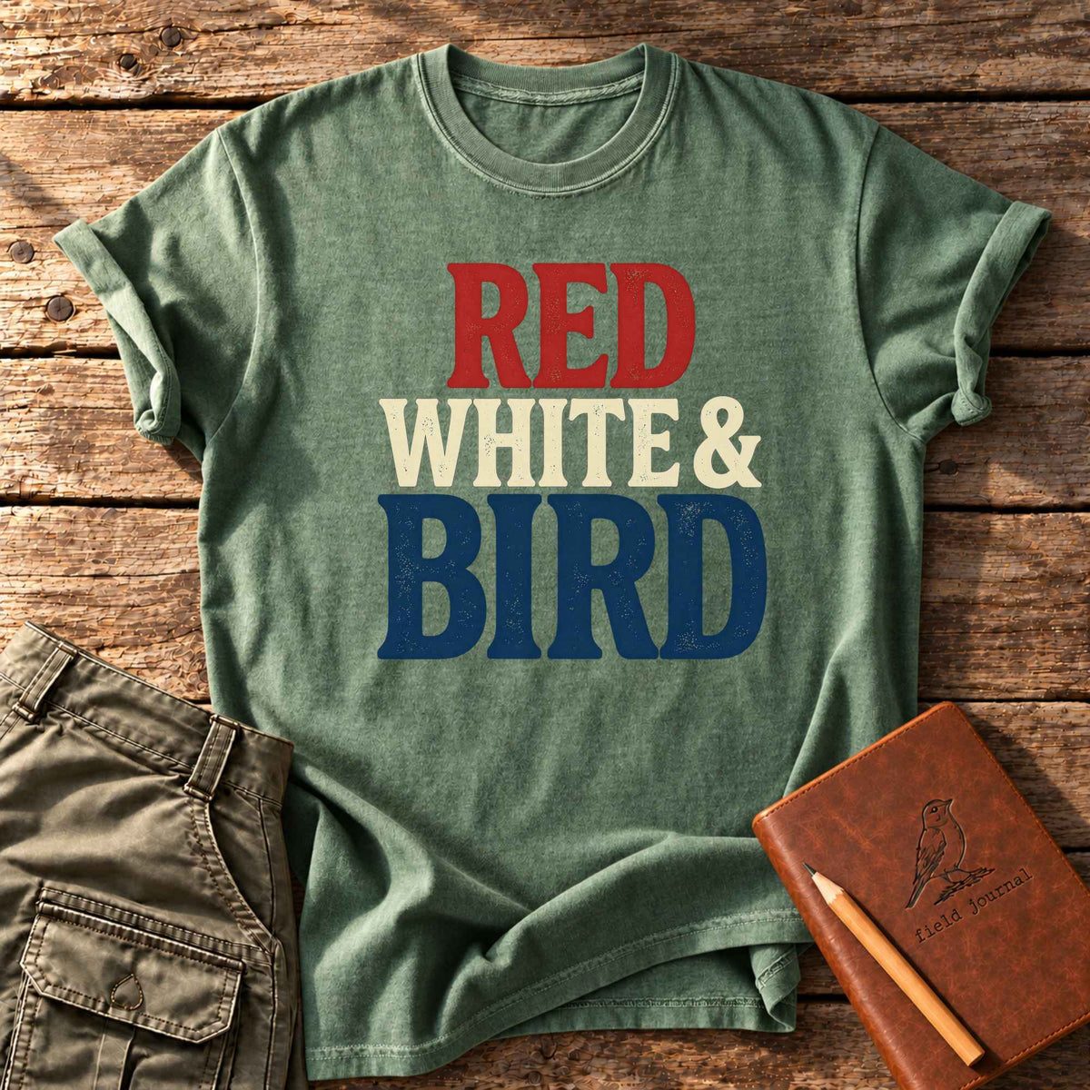 Red White & Bird T-Shirt