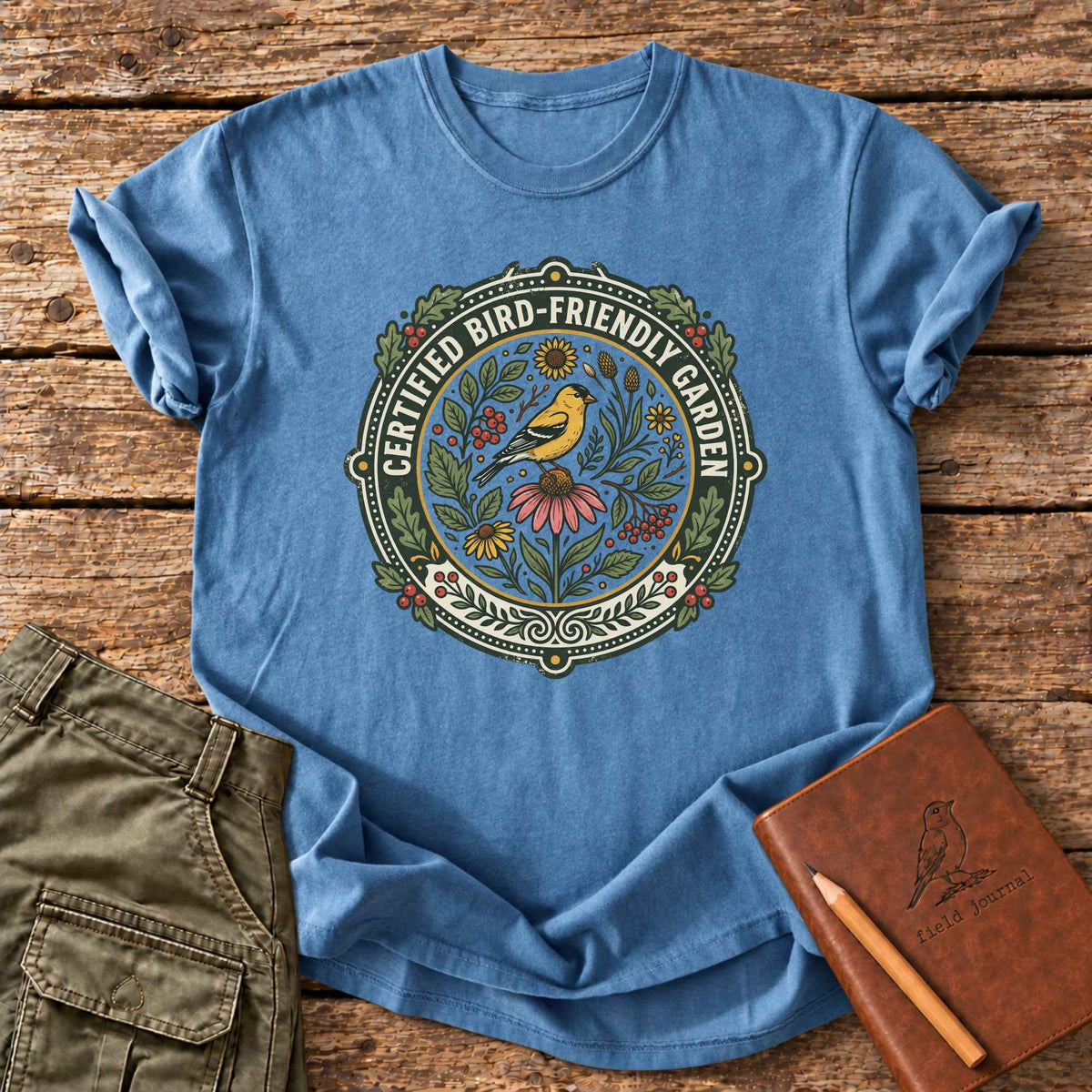 Certified Bird Friendly Garden T-Shirt