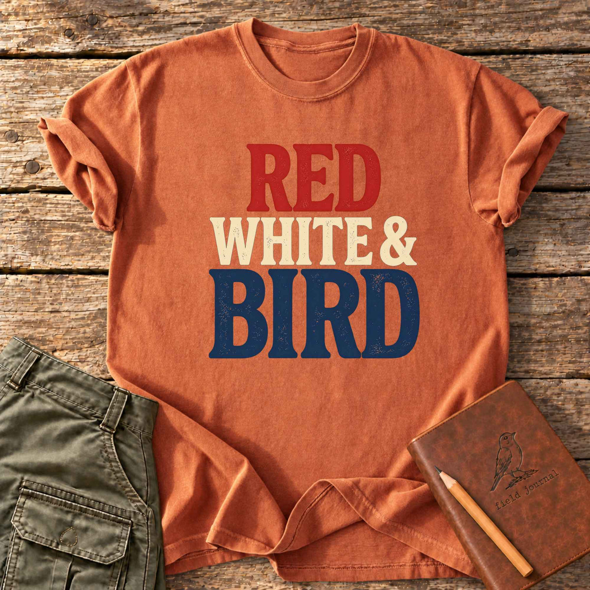 Red White & Bird T-Shirt