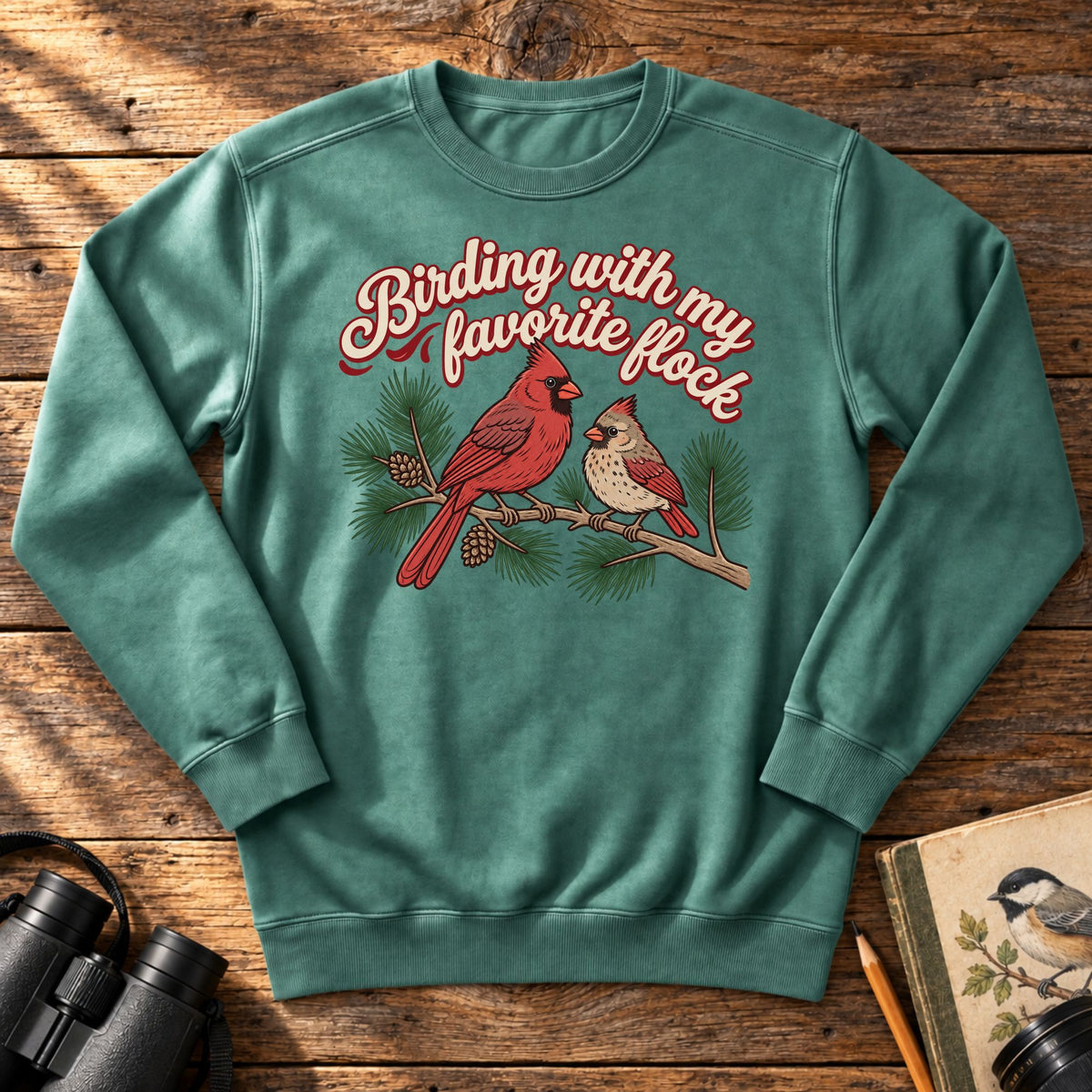 Birding With My Favorite Flock Sweatshirt