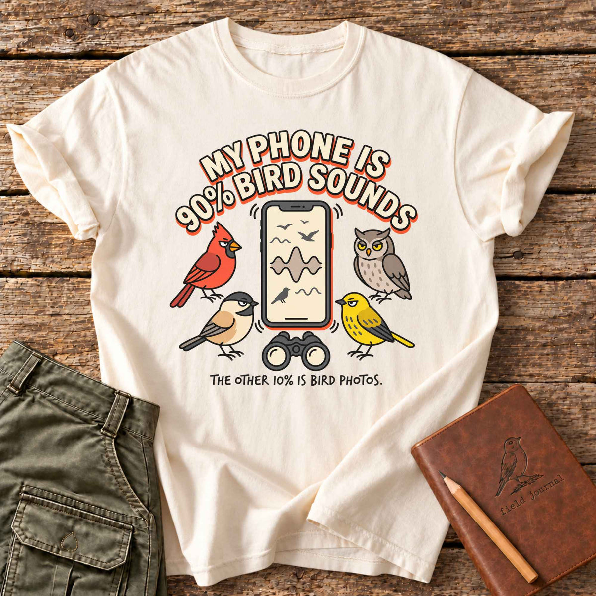 90% Bird Sounds T-Shirt