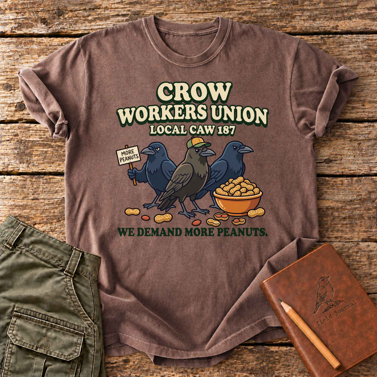 Crow Workers Union T-Shirt