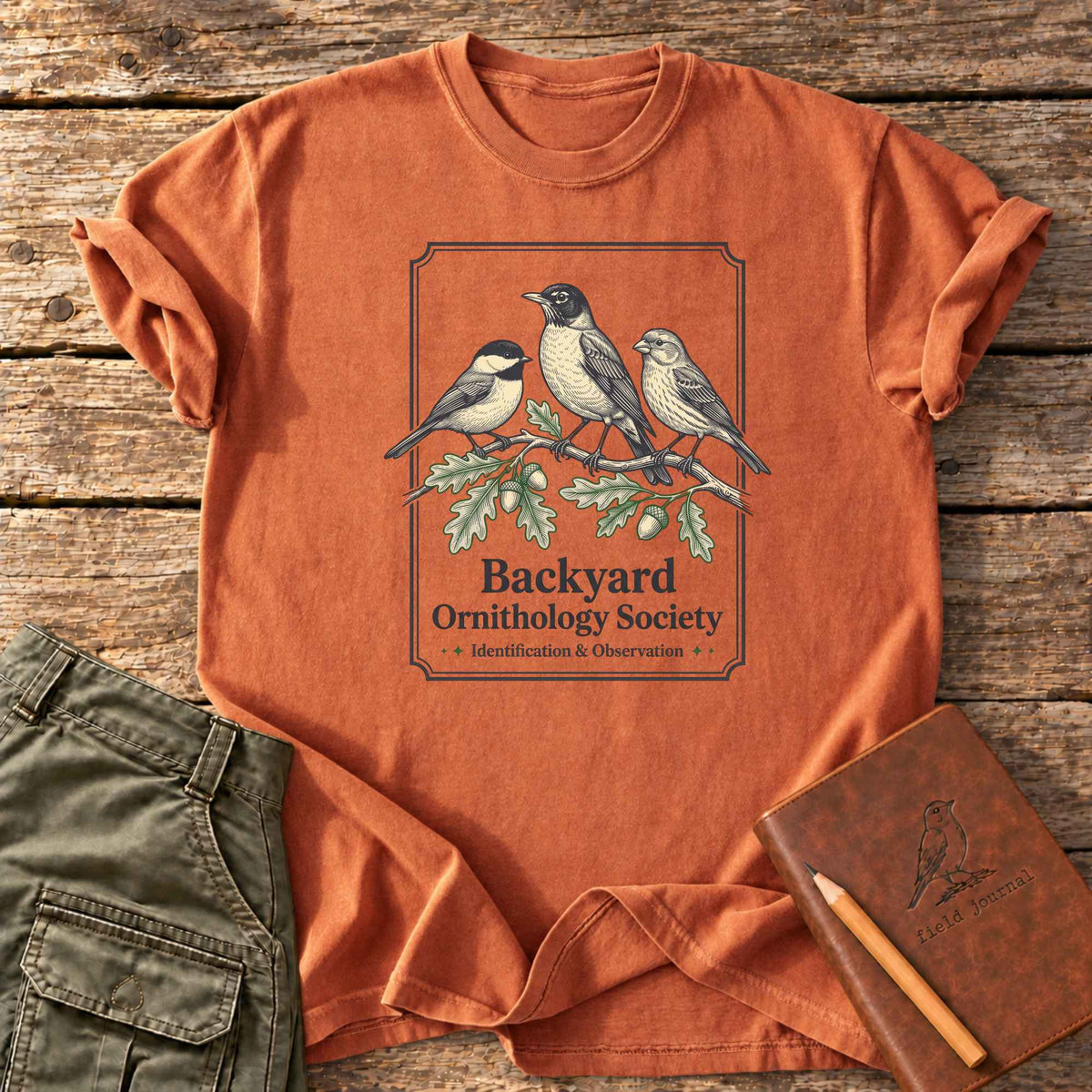 Backyard Ornithology Society T-shirt