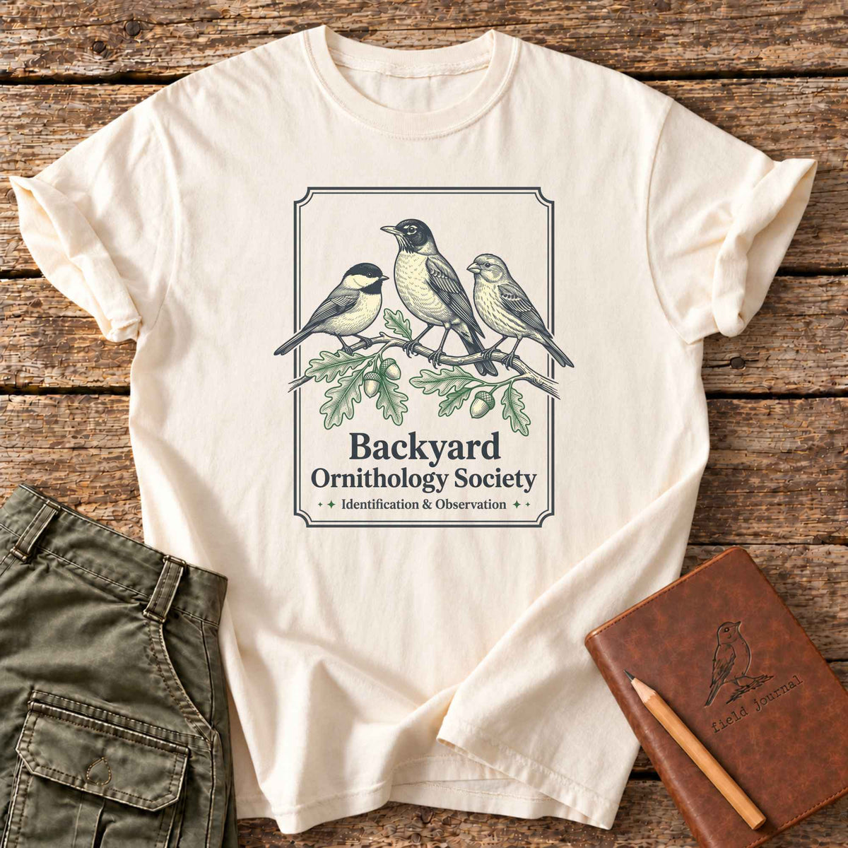 Backyard Ornithology Society T-shirt