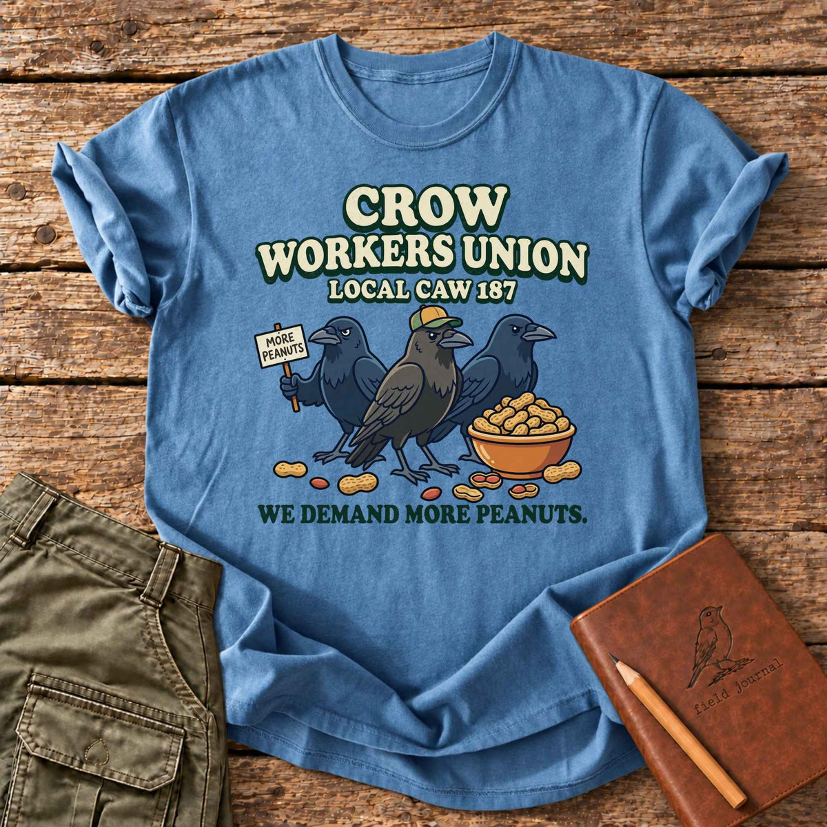 Crow Workers Union T-Shirt