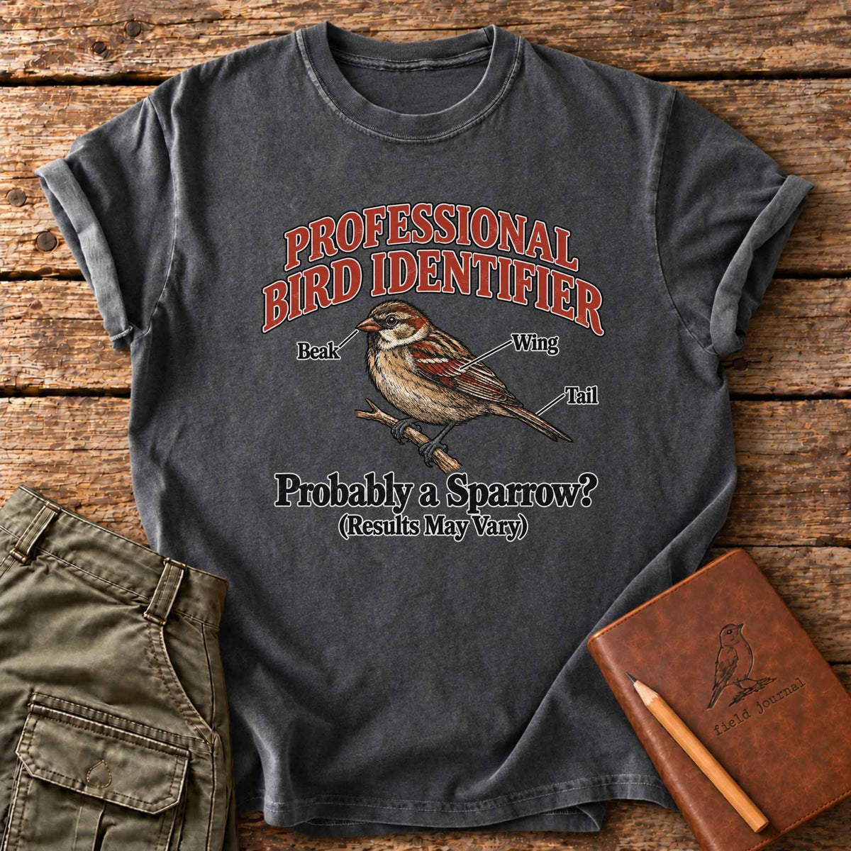 Professional Bird Identifier T-Shirt