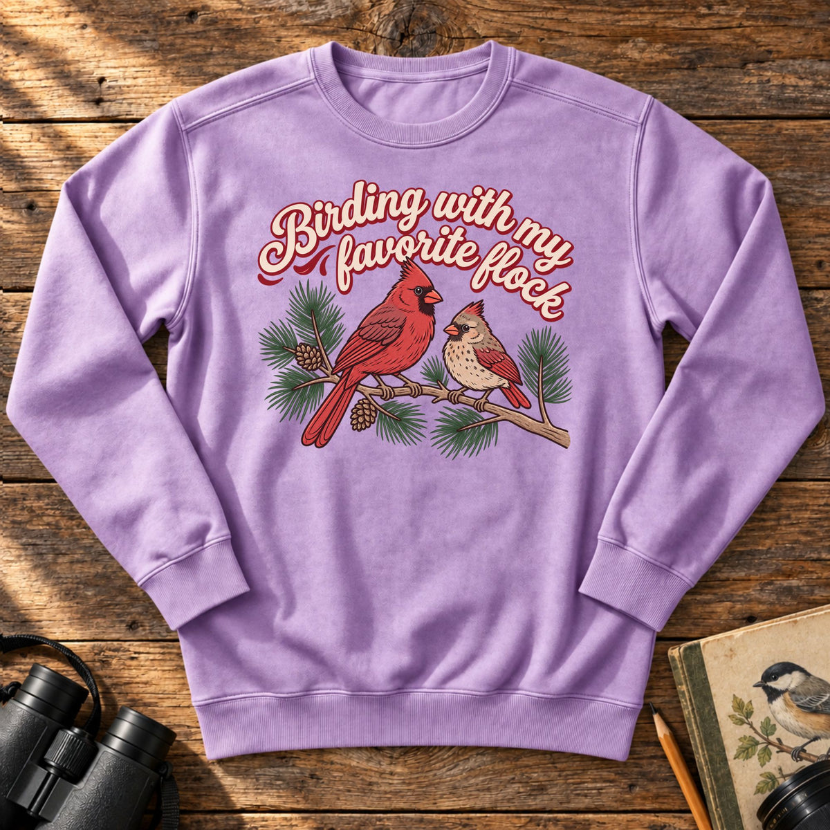 Birding With My Favorite Flock Sweatshirt