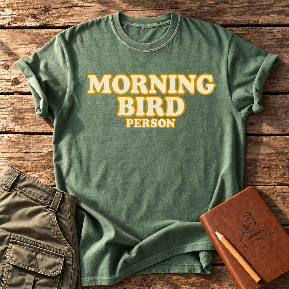 Morning Bird Person T-Shirt