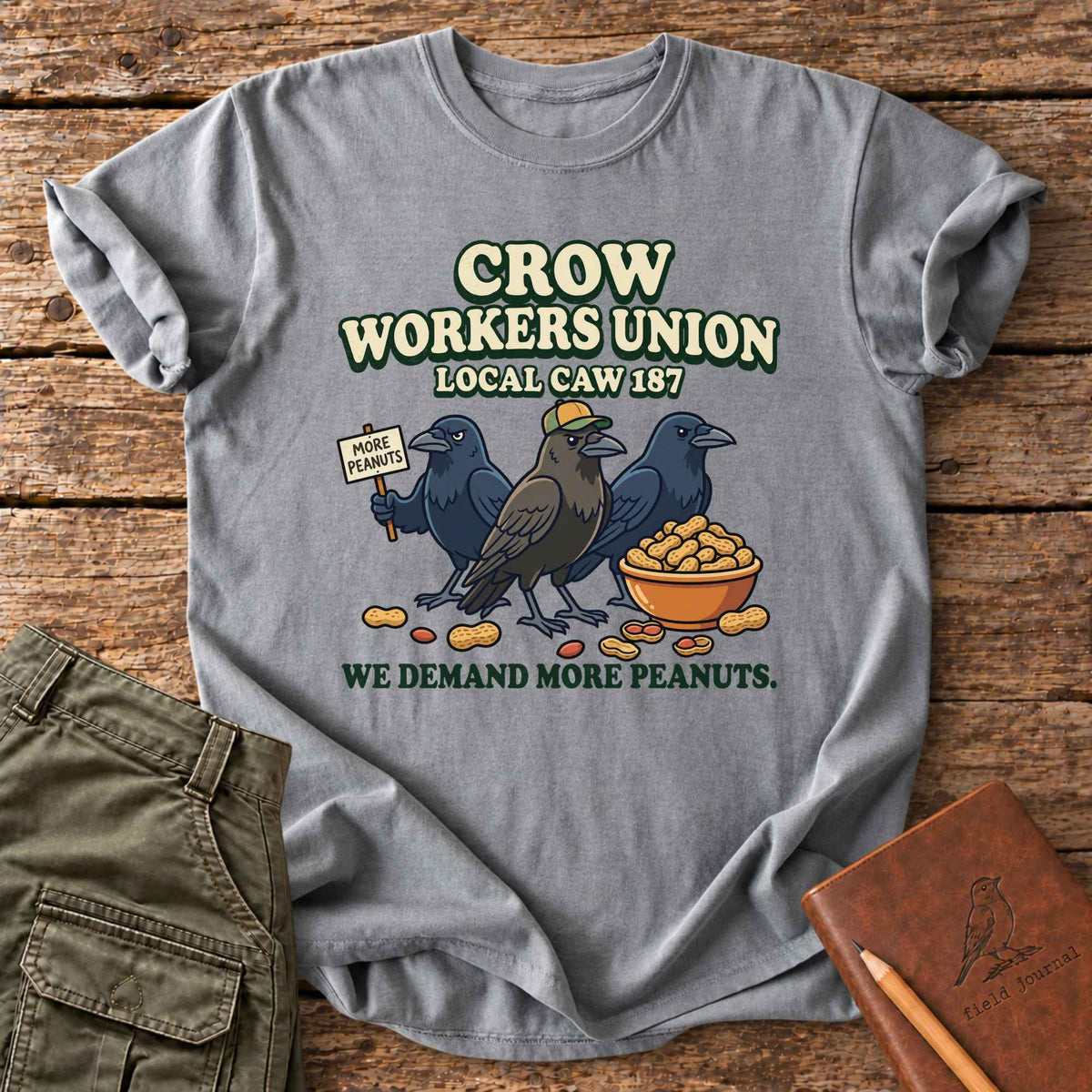 Crow Workers Union T-Shirt