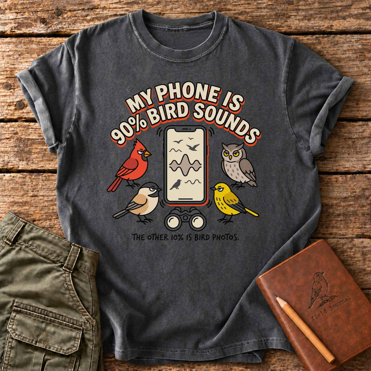 90% Bird Sounds T-Shirt