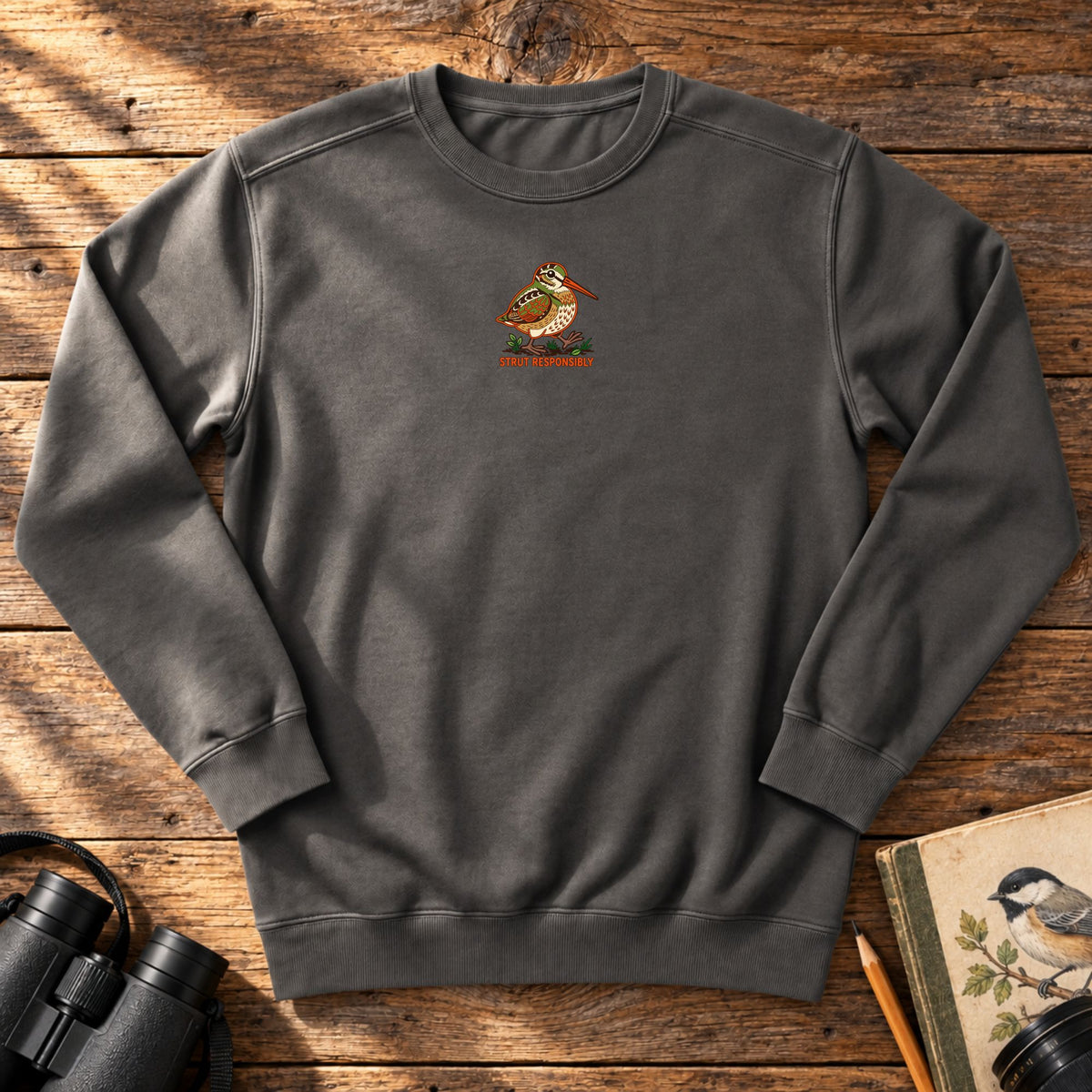 Strut Responsibly Embroidered Sweatshirt