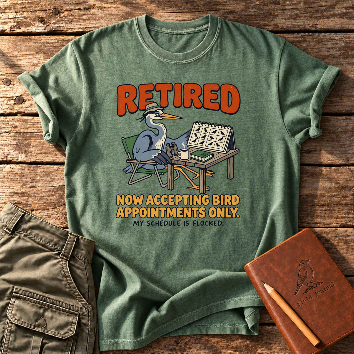 My Schedule is Flocked T-Shirt