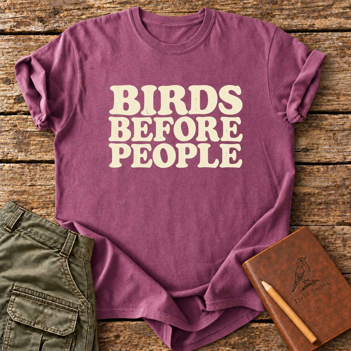 Birds Before People T-Shirt