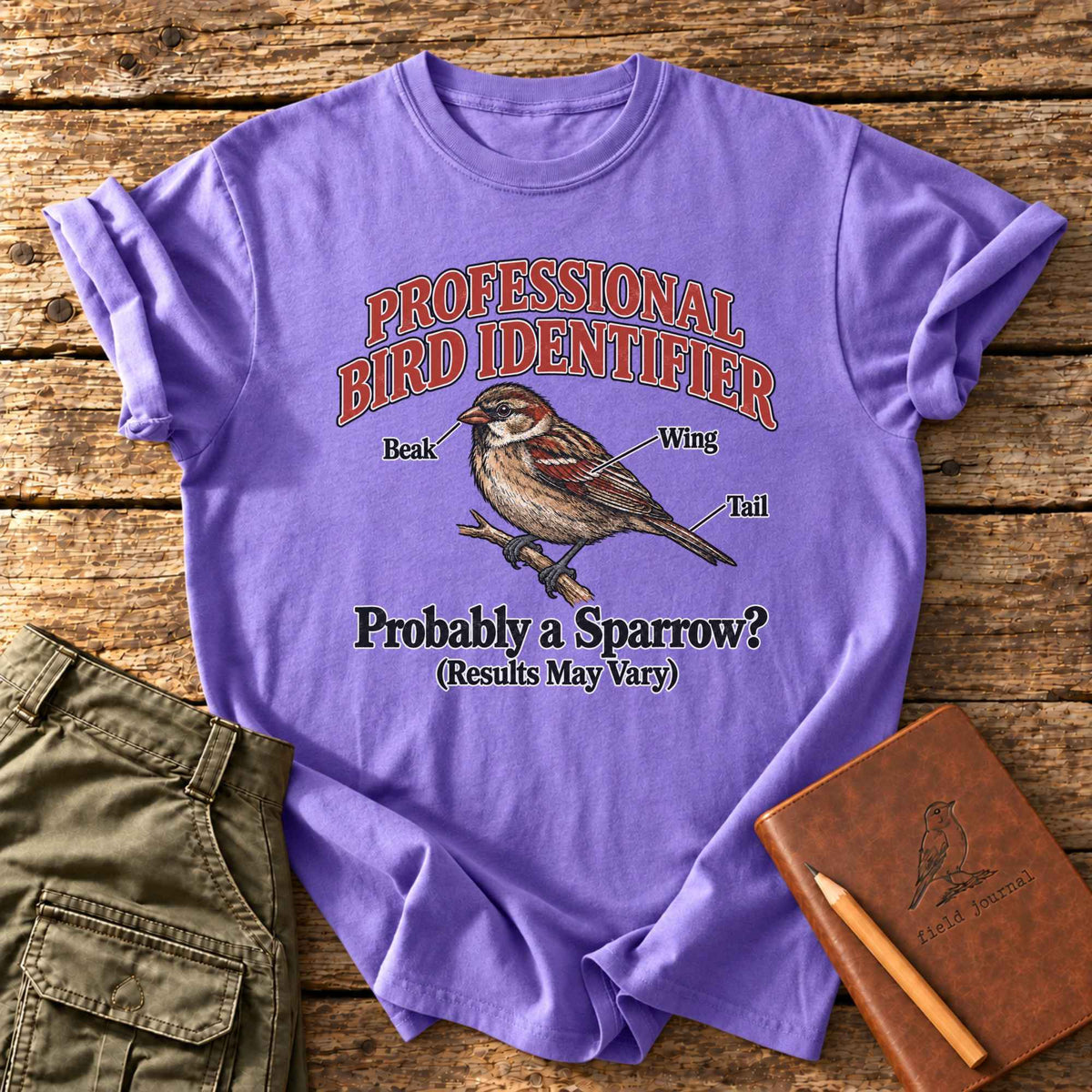 Professional Bird Identifier T-Shirt