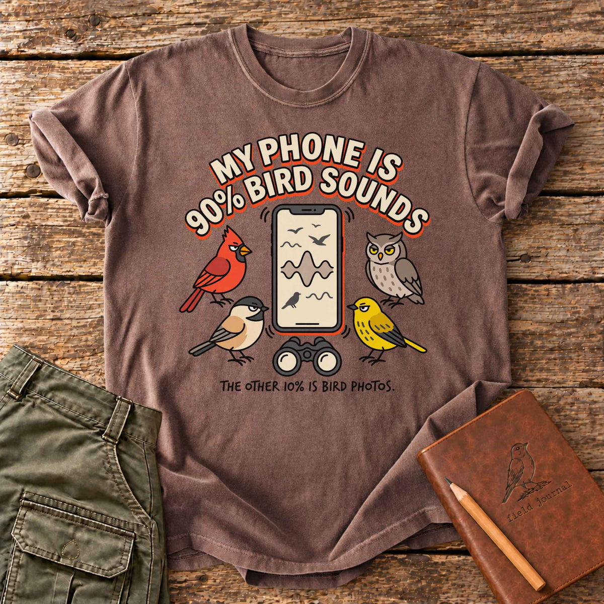 90% Bird Sounds T-Shirt