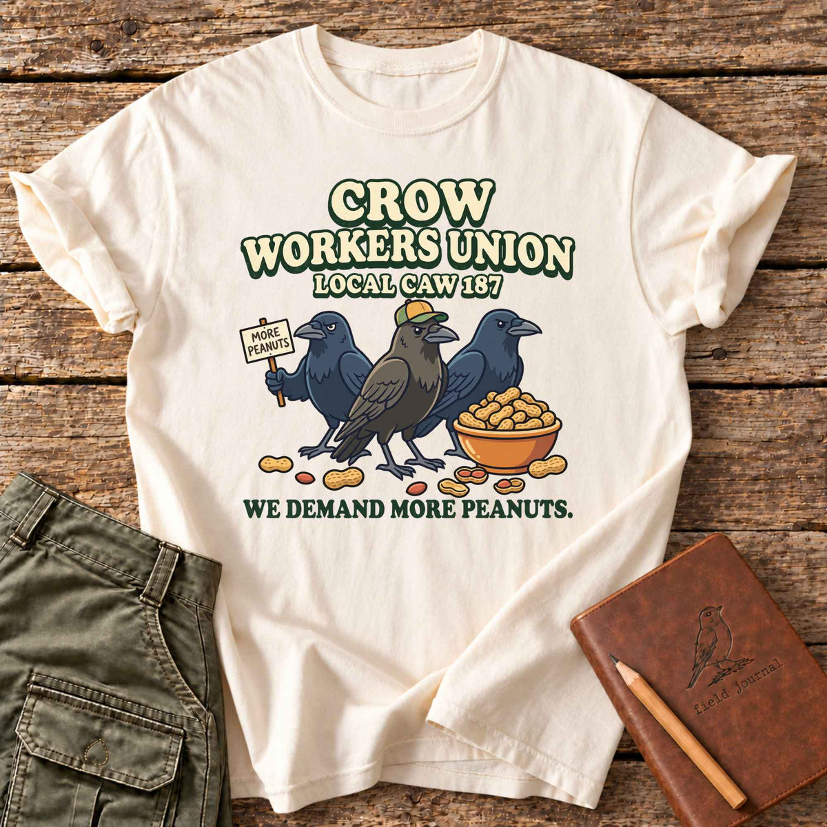 Crow Workers Union T-Shirt