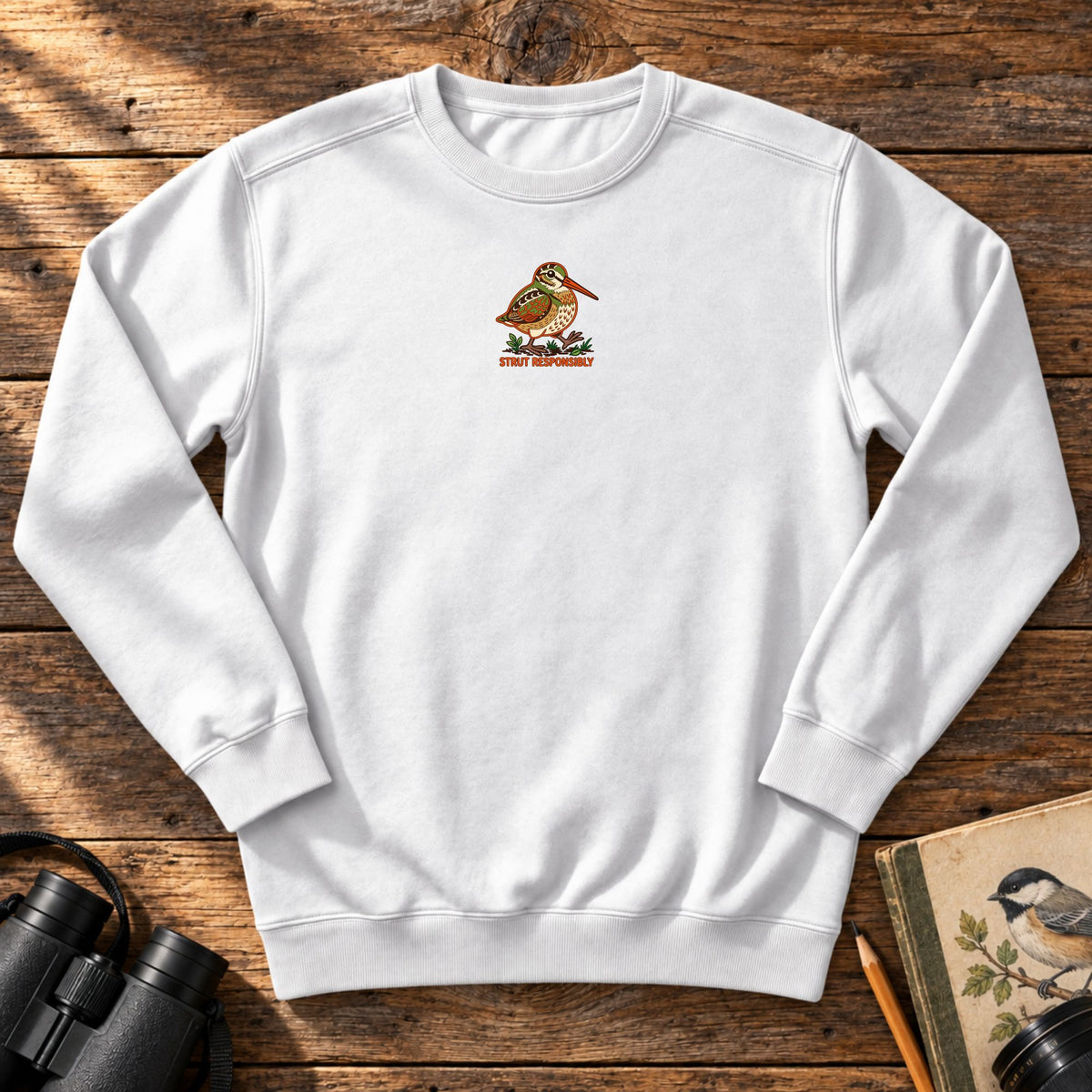 Strut Responsibly Embroidered Sweatshirt