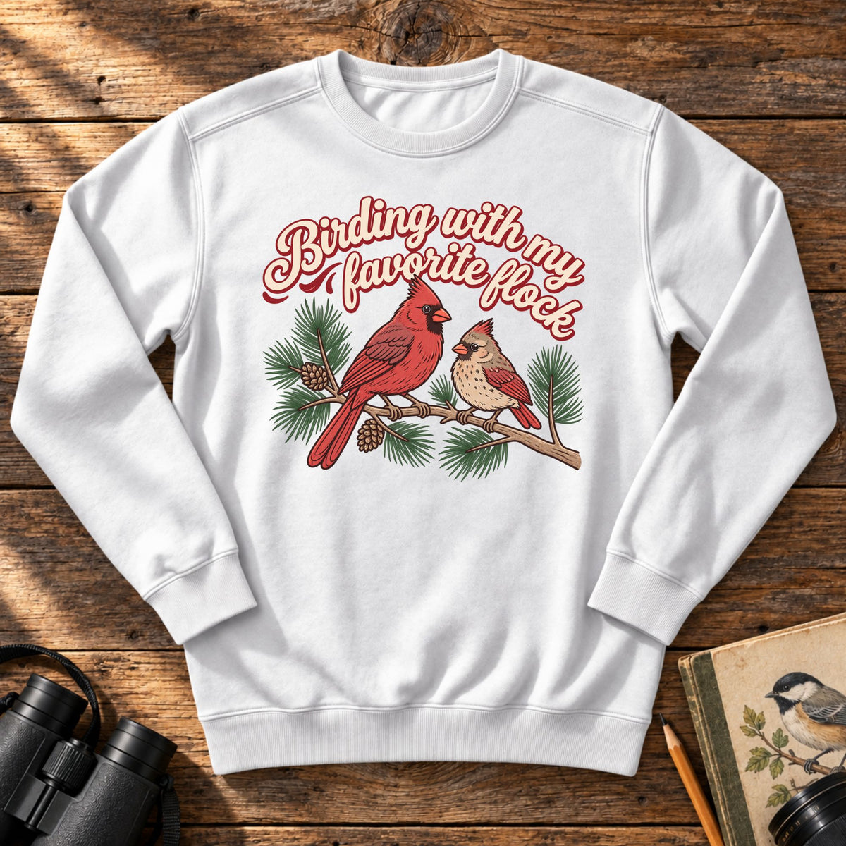 Birding With My Favorite Flock Sweatshirt