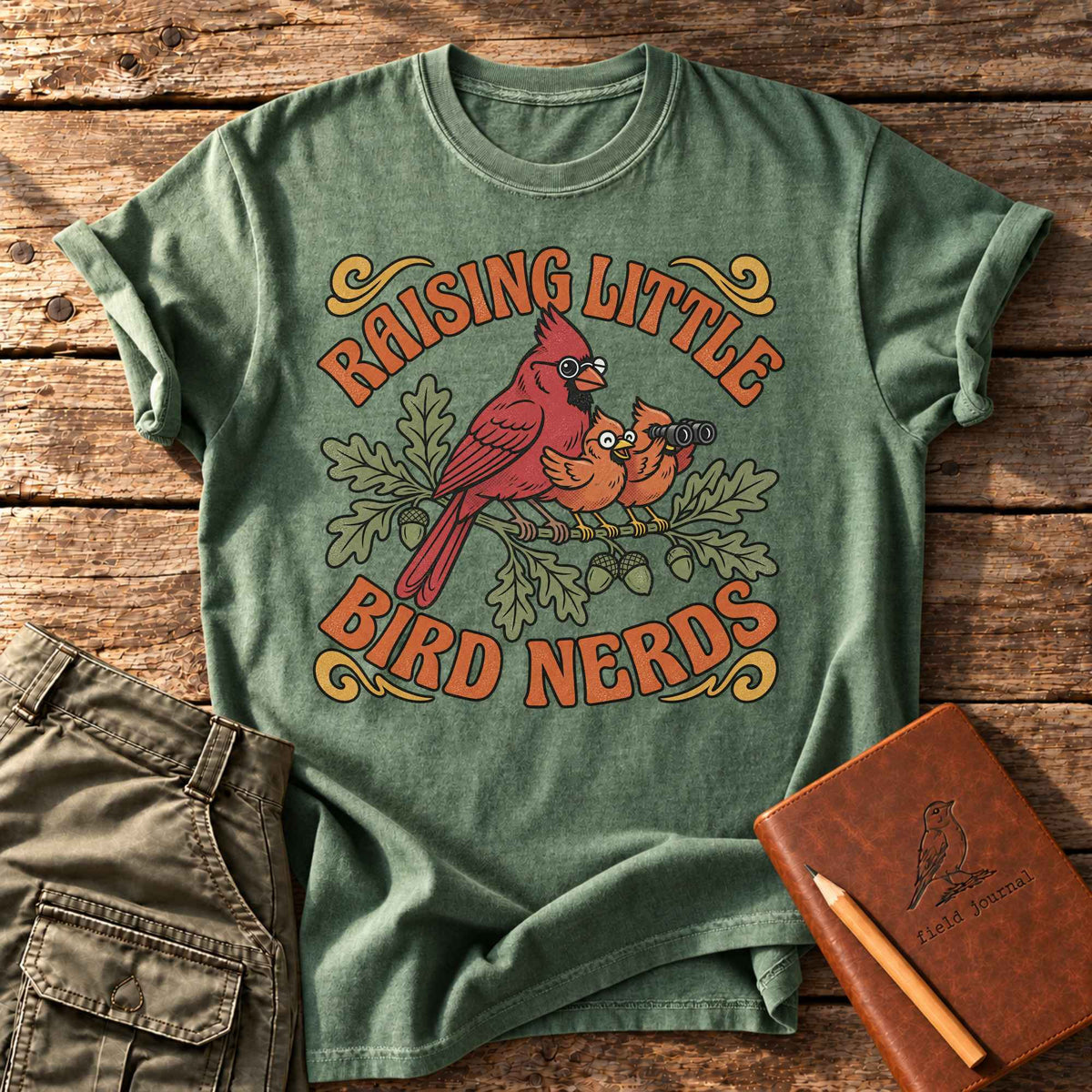 Raising Little Bird Nerds T-Shirt