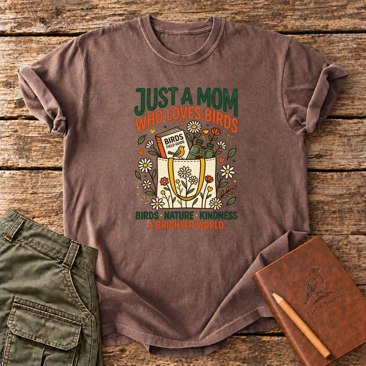 Just A Mom Who Loves Birds T-Shirt