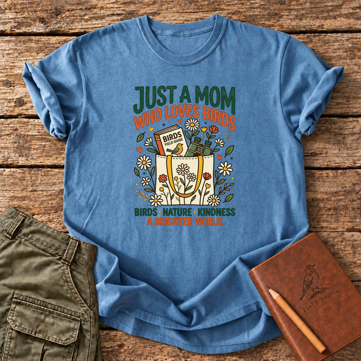 Just A Mom Who Loves Birds T-Shirt