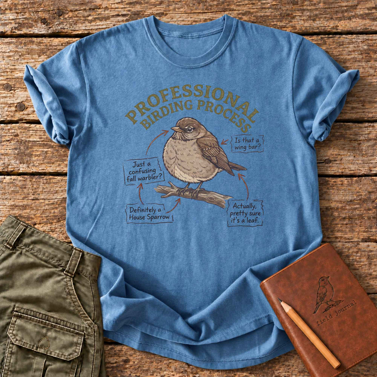 Professional Birding Process T-Shirt