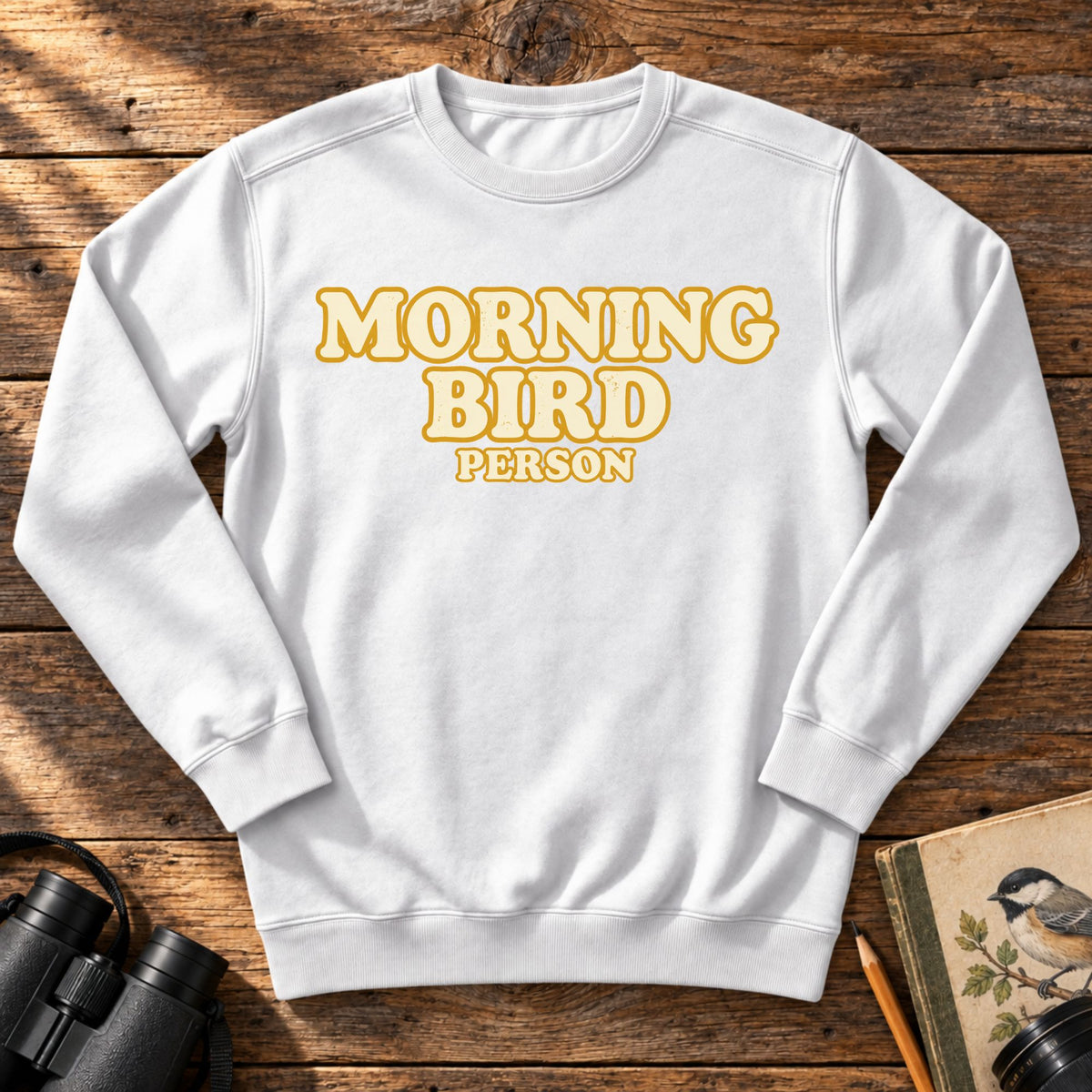 Morning Bird Person Sweatshirt