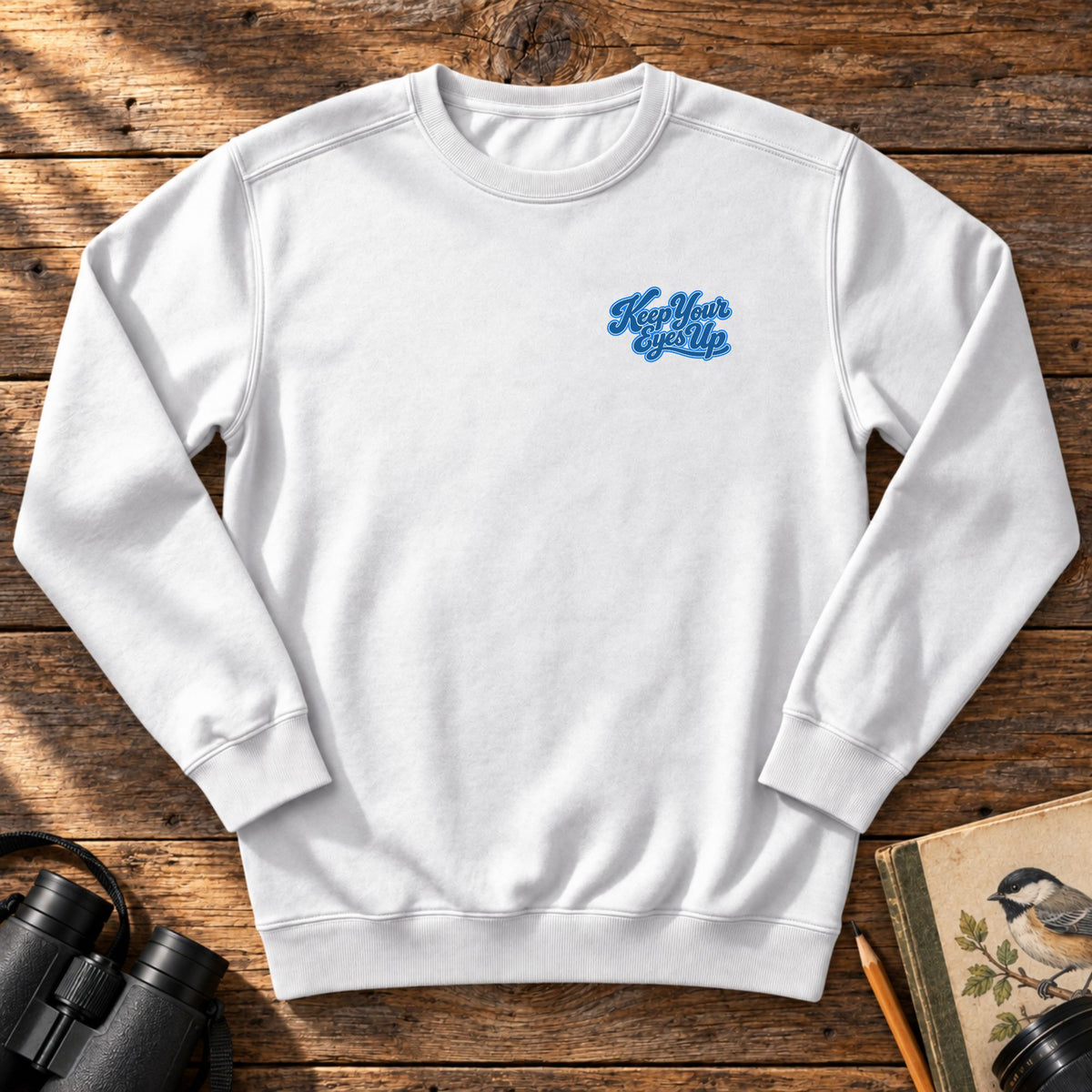 Keep Your Eyes Up Embroidered Sweatshirt