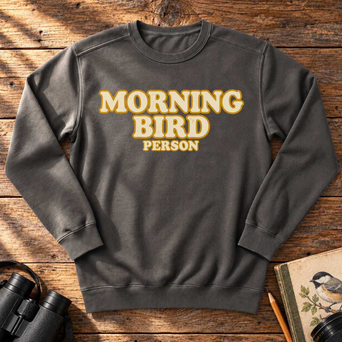 Morning Bird Person Sweatshirt