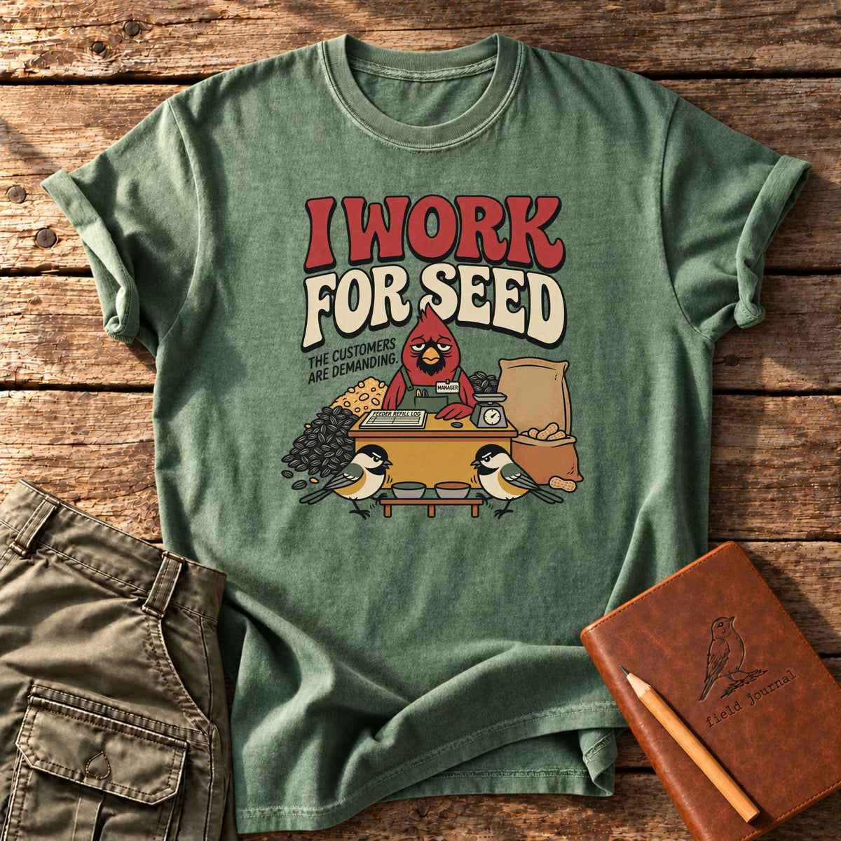 I Work For Seed T-Shirt