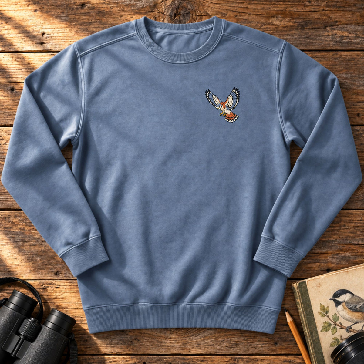 American Kestrel Embroidered Sweatshirt