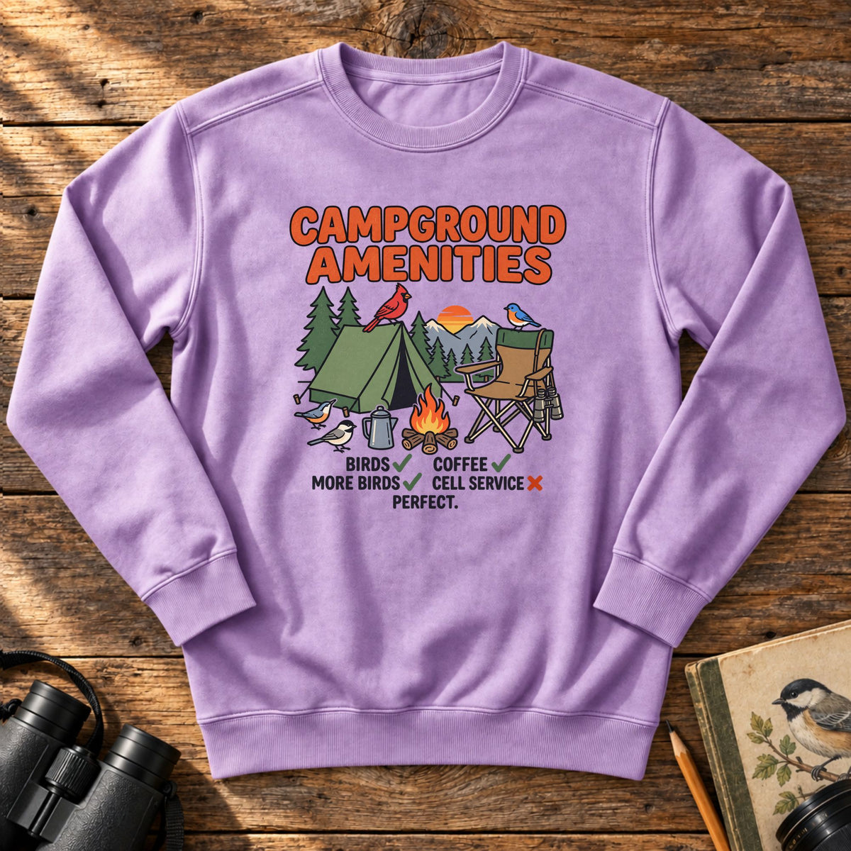 Campground Amenities Sweatshirt