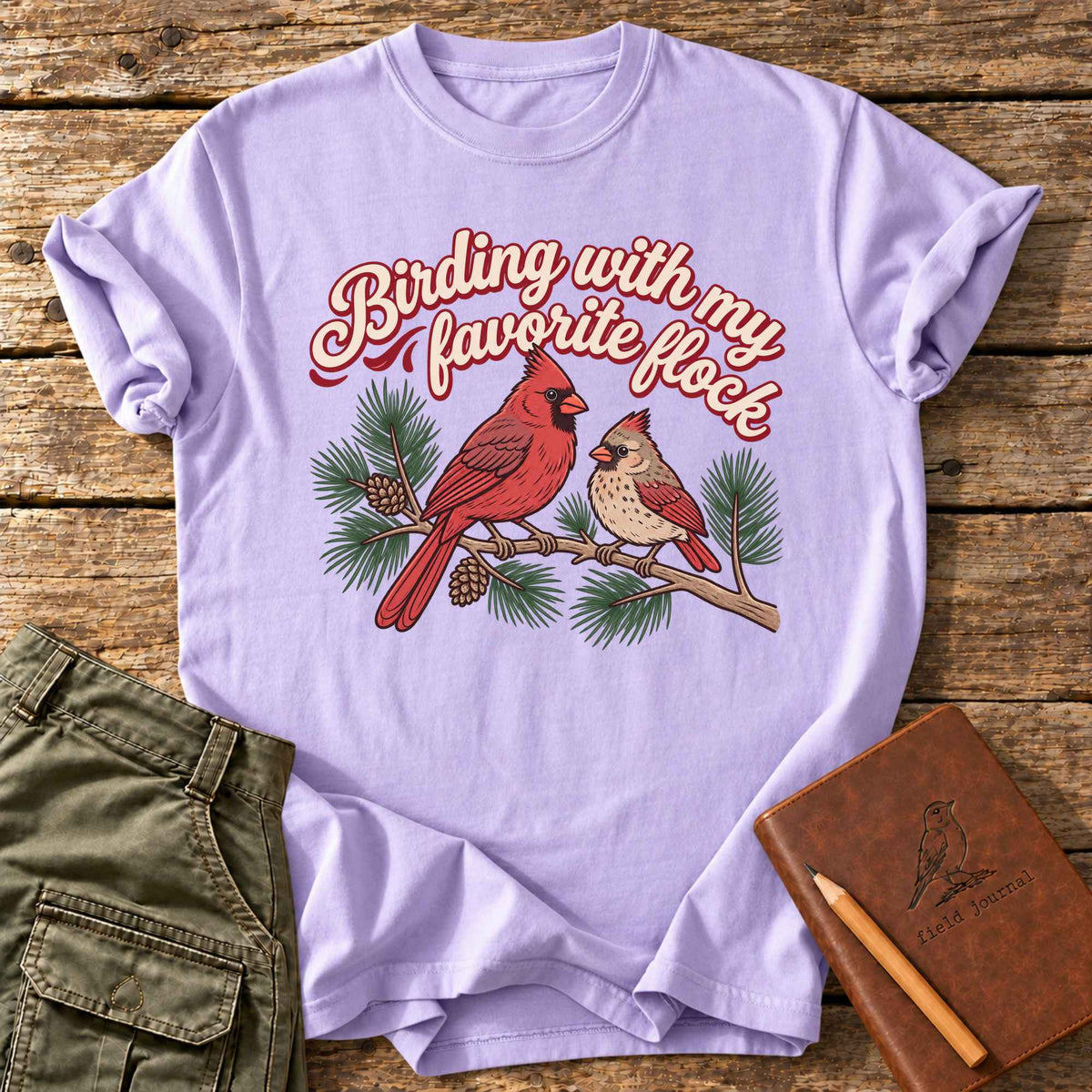 Birding With My Favorite Flock T-Shirt