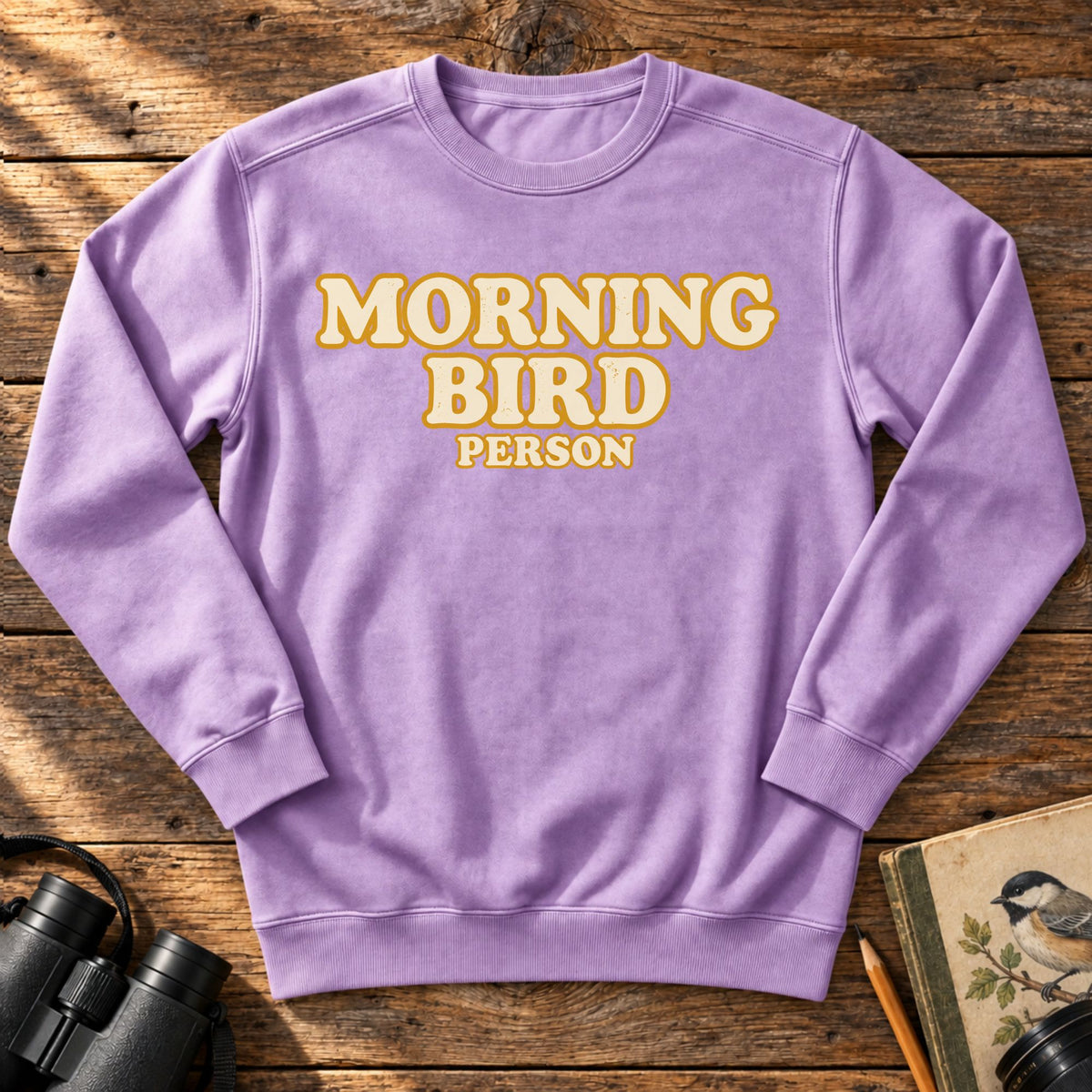 Morning Bird Person Sweatshirt