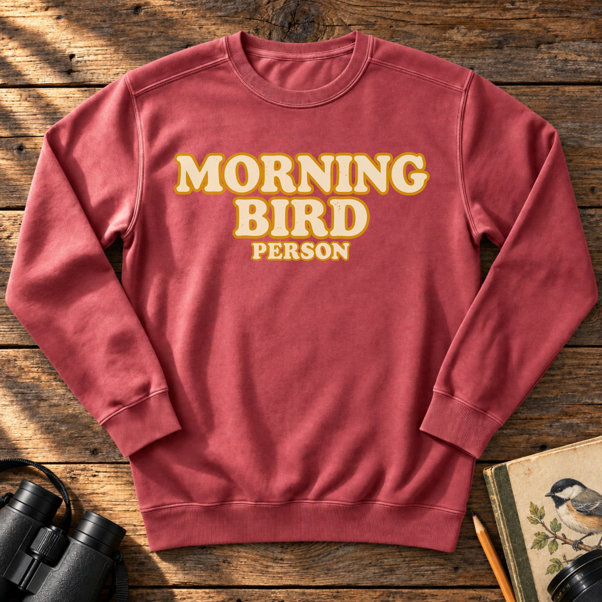 Morning Bird Person Sweatshirt