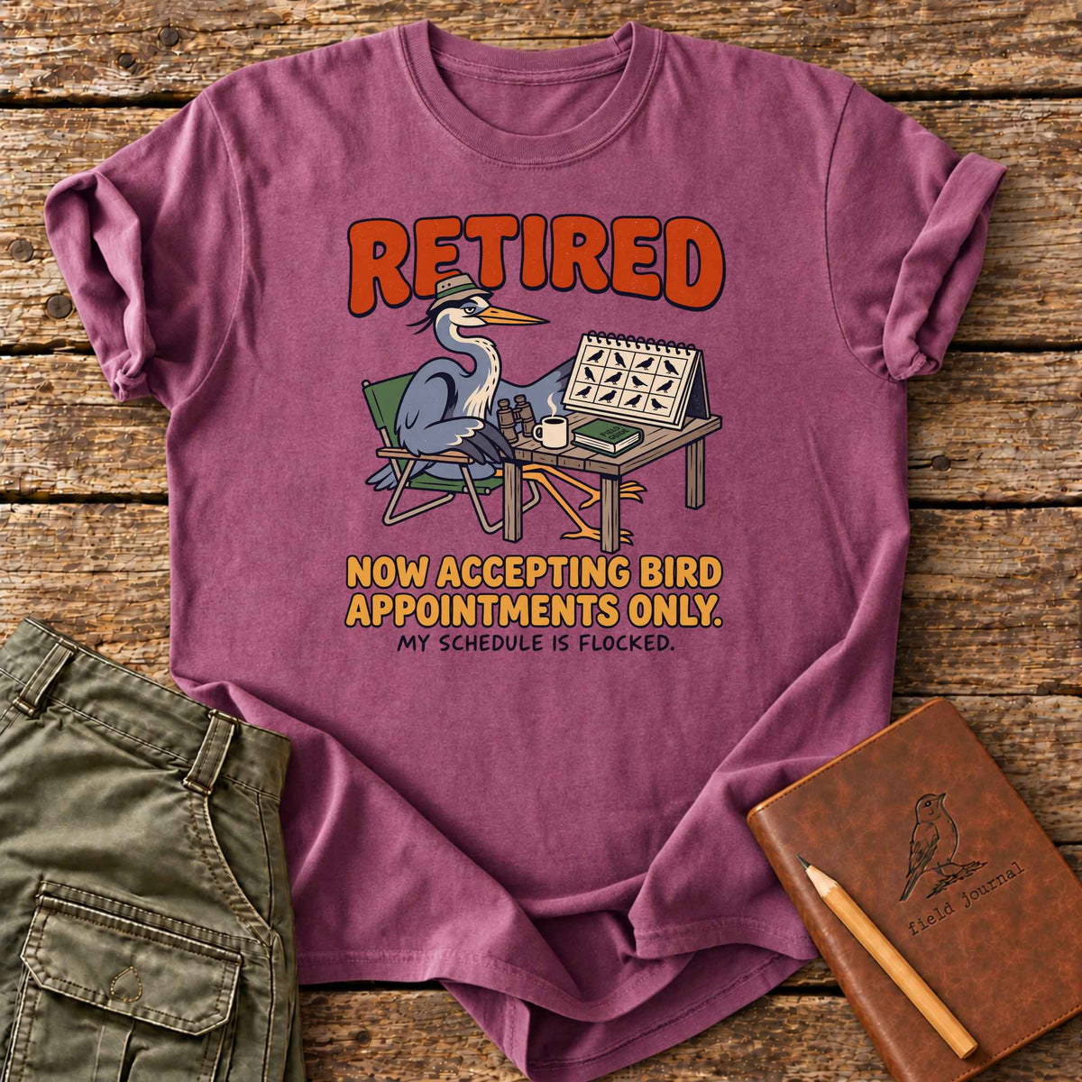 My Schedule is Flocked T-Shirt