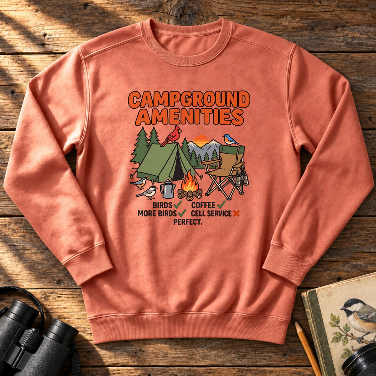 Campground Amenities Sweatshirt