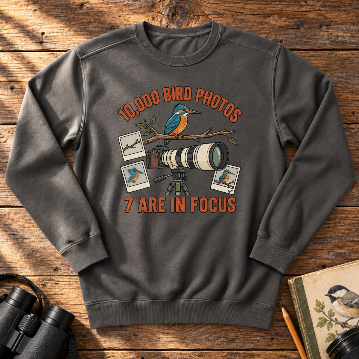 10,000 Bird Photos Sweatshirt