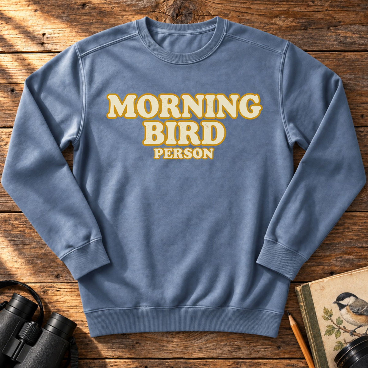 Morning Bird Person Sweatshirt
