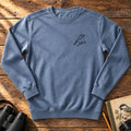 Line Art Embroidered Sweatshirt