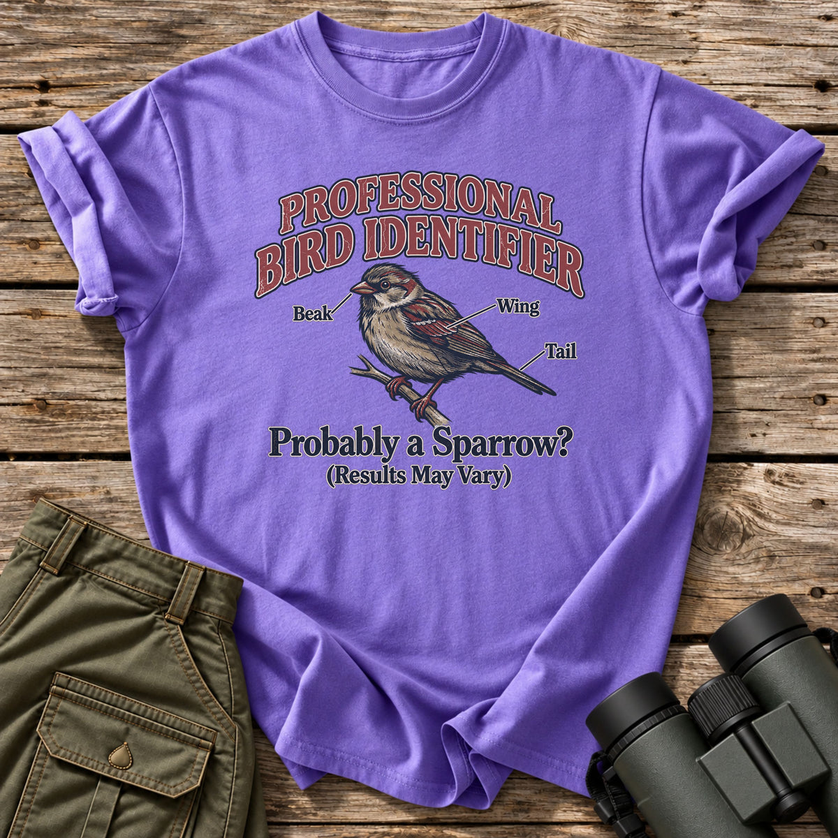 Professional Bird Identifier T-Shirt